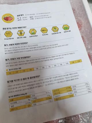 옳음 딸기 논산 설향 딸기 900g 산지직송 — 4점을 준 리뷰어가 2021년 1월 올린 사용 사진