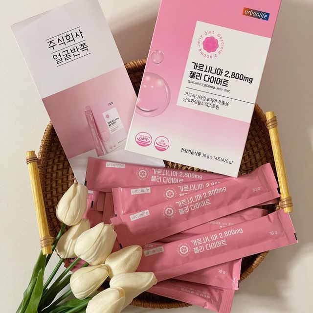 [얼굴반쪽 가르시니아 2,800mg] x 14포 1주 젤리 다이어트 보조제 체지방감소 리뷰 사진
