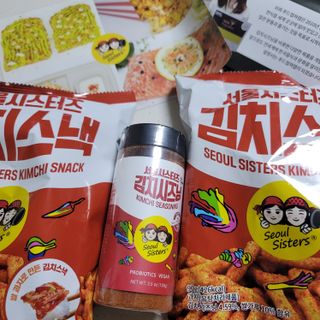 [서울시스터즈] 김치시즈닝 국내 최초 뿌려먹는 김치파우더 100g 1개+ 신제품 김치스낵 90g 2개 — 5점을 준 리뷰어가 2021년 9월 올린 사용 사진