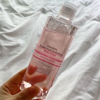 [바디셀런스] 속보습+사용감+향 모두 잡은 / 세라드린 속보습 핑크토너 300ml — 5점을 준 리뷰어가 2022년 2월 올린 사용 사진