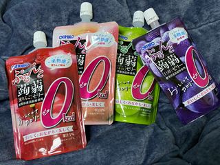ORIHIRO 오리히로 곤약젤리 제로칼로리 130g 4종 4팩(맛별로 1팩씩) — 5점을 준 리뷰어가 2023년 3월 올린 사용 사진