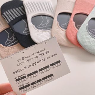 [사이즈가 있는 양말 필로이]여자 덧신 6족 선물 세트_나를 위한 선물 o r마음을 전하는 선물【 S, M, L 】 — 5점을 준 리뷰어가 2022년 6월 올린 사용 사진