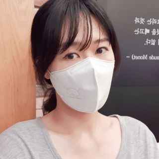 [숨그림] 2D 새부리형, 짱구, 무직타이거, 빨강머리앤 우리아이 그리고 내가 쓰는 믿을수있는 케릭터 마스크 — 5점을 준 리뷰어가 2021년 10월 올린 사용 사진
