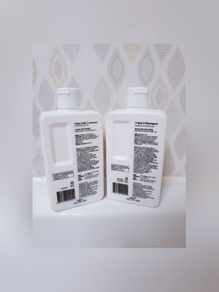 트리플에스 탈모 샴푸 275ml + 실크 트리트먼트 275ml — 5점을 준 리뷰어가 2021년 2월 올린 사용 사진