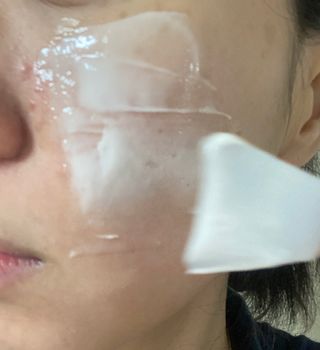 [밀리밀리] 콜라피 3D 마스크+콜라피 필링젤(본품증정) — 5점을 준 리뷰어가 2023년 12월 올린 사용 사진