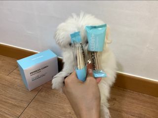 페페로니 2종 세트 클린플러스 덴탈껌 치킨+덕 — 4.5점을 준 리뷰어가 2021년 7월 올린 사용 사진