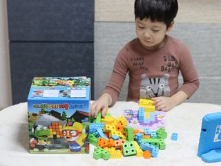 애니블록 뽀로로 퍼즐 스타터 — 5점을 준 리뷰어가 2021년 1월 올린 사용 사진