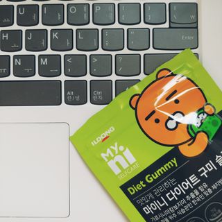 일동제약 마이니 마이니 다이어트 구미 슬림 — 5점을 준 리뷰어가 2021년 2월 올린 사용 사진