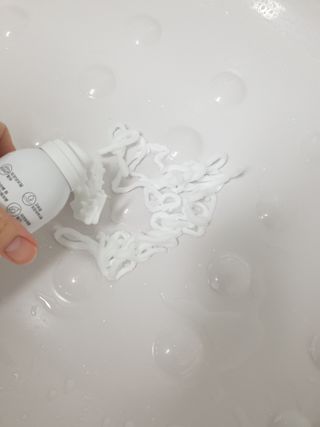 여우두마리 아기 버블클렌저 버블폼 거품놀이 유아바디워시 배쓰밤 입욕제 — 5점을 준 리뷰어가 2021년 2월 올린 사용 사진