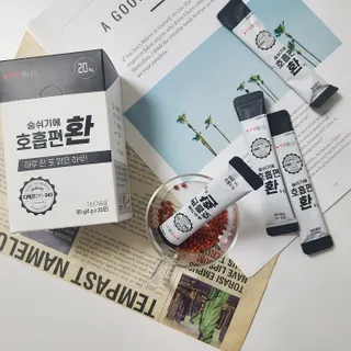 푸름웰니스 부아메라 프로폴리스 도라지 호흡편환 20포 — 5점을 준 리뷰어가 2022년 5월 올린 사용 사진