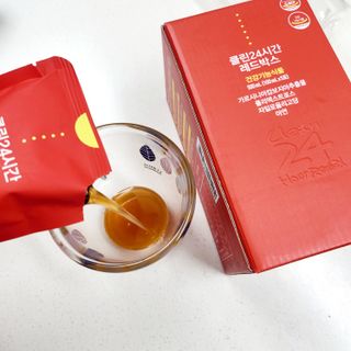 클린24시간 레드박스 1BOX(5포) + 전용보틀(500ml) — 4점을 준 리뷰어가 2024년 1월 올린 사용 사진