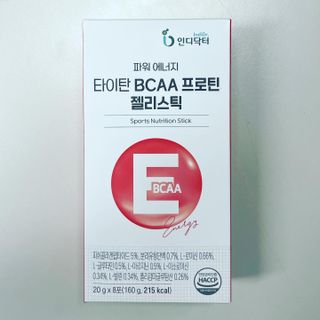 [인디닥터] 타이탄 BCAA 프로틴 젤리스틱 — 5점을 준 리뷰어가 2022년 4월 올린 사용 사진