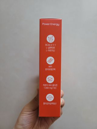[인디닥터] 타이탄 BCAA 프로틴 젤리스틱 — 3.5점을 준 리뷰어가 2022년 6월 올린 사용 사진