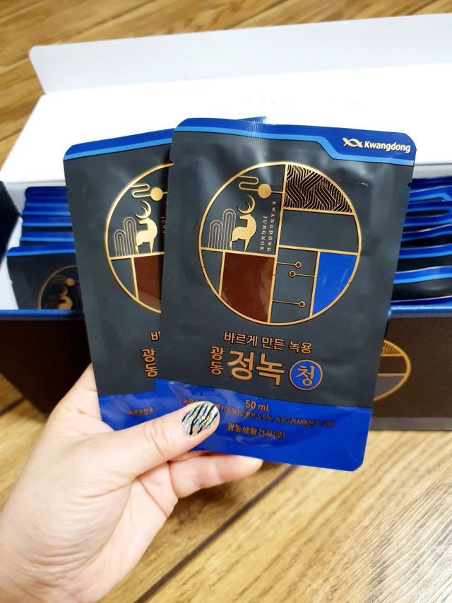 [광동생활건강] 광동정녹청 30포 리뷰 사진