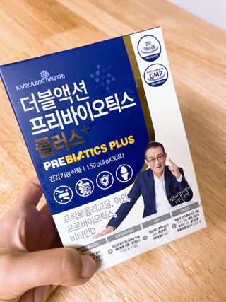 메이준뉴트리 더블액션 프리바이오틱스 플러스+ — 5점을 준 리뷰어가 2021년 5월 올린 사용 사진