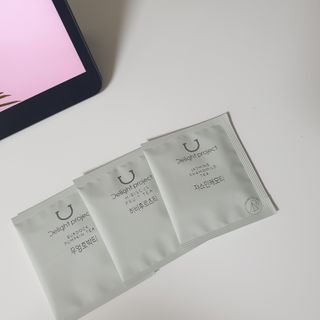 딜라이트 프로젝트 블렌딩티 우엉호박티, 히비후르츠티, 쟈스민캐모티 — 5점을 준 리뷰어가 2021년 7월 올린 사용 사진