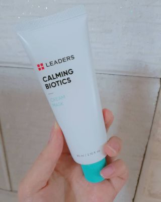 리더스코스메틱 리더스 카밍 바이오틱스 크림 마스크 — 5점을 준 리뷰어가 2021년 3월 올린 사용 사진
