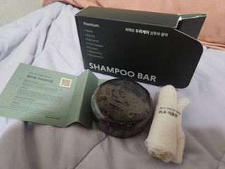 free [아토르] 9종 임상완료 아토르 다름 샴푸바_블랙  프리미엄 두피 케어 샴푸바 — 5점을 준 리뷰어가 2024년 4월 올린 사용 사진