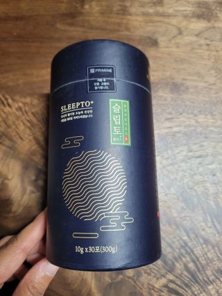 프리마인 자체 기업부설 연구소에서 찾아낸 건강한 수면의 비밀.  슬립토 플러스 30포 — 3점을 준 리뷰어가 2021년 9월 올린 사용 사진
