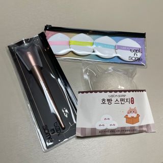 [툴앤썸] 메이크업 브러시로 바르고 호빵 스펀지로 클렌징하는 A-Z 뷰티툴 5종 — 5점을 준 리뷰어가 2021년 1월 올린 사용 사진