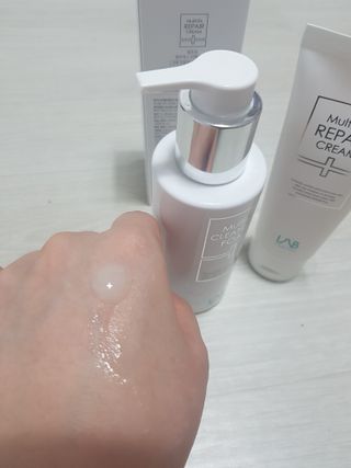 LAB FOR YOU 멀티엑스리페어크림 + 멀티엑스클렌징폼 — 5점을 준 리뷰어가 2022년 9월 올린 사용 사진