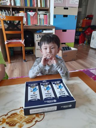 키즈텐플러스 연세 키즈텐 플러스 1개월 — 3.5점을 준 리뷰어가 2021년 2월 올린 사용 사진