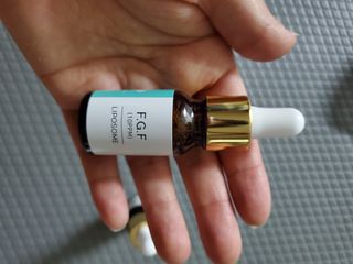 랑팡 EGF+FGF 10ppm 리포좀 앰플 원액 10ml — 5점을 준 리뷰어가 2021년 9월 올린 사용 사진