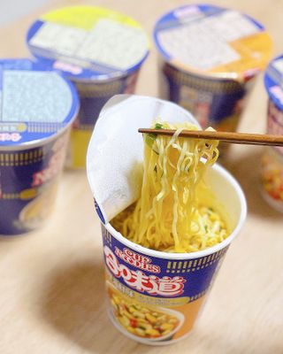 NISSIN 닛신 컵누들  4종 - 씨푸드오리지날, 씨푸드 스파이시, 씨푸드 커리, 씨푸드 XO소스 — 3점을 준 리뷰어가 2021년 10월 올린 사용 사진