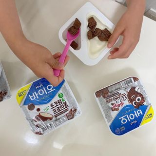 매일바이오 토핑요거트 — 5점을 준 리뷰어가 2021년 5월 올린 사용 사진