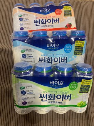 LIVE 매일바이오 썬화이버 드링킹 요거트 — 5점을 준 리뷰어가 2022년 8월 올린 사용 사진