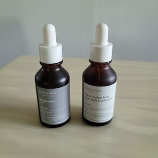 마리엔메이 히알루로닉스 세럼 + 청귤 흰목이버섯 추출물 세럼 — 5점을 준 리뷰어가 2021년 8월 올린 사용 사진