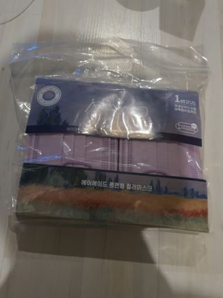 에어에이드 컬러 덴탈 마스크 — 5점을 준 리뷰어가 2021년 8월 올린 사용 사진