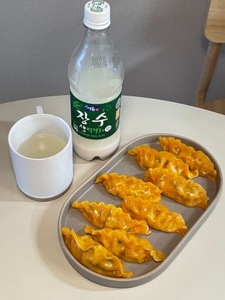 한만두 진한 해물맛 짬뽕만두 1kg — 3.5점을 준 리뷰어가 2021년 4월 올린 사용 사진