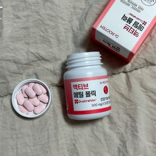 [닥터루템] 액티브 메틸 폴릭 800 4세대 활성형 엽산 1box (1개월분) — 5점을 준 리뷰어가 2023년 1월 올린 사용 사진