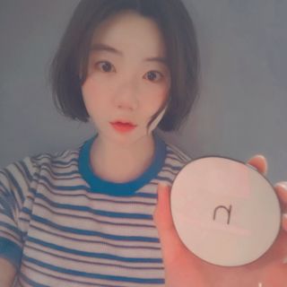 하멜 비건 아쿠아 글로우 제로핏 쿠션 — 5점을 준 리뷰어가 2022년 8월 올린 사용 사진