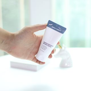더마포레스트 마데카소사이드 리페어 크림 / 캐비아추출물 병풀추출물 시카케어 미백 주름개선 — 4점을 준 리뷰어가 2021년 7월 올린 사용 사진