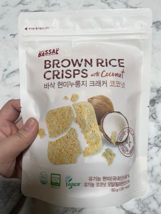BASSAK 바삭 유기농 현미 누룽지 크래커 3종 — 5점을 준 리뷰어가 2021년 12월 올린 사용 사진