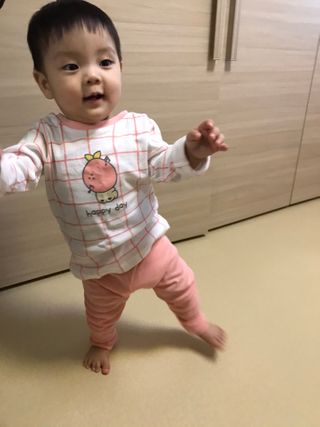 유비맘 궁디팡팡 내의/내복 상하세트 — 5점을 준 리뷰어가 2021년 2월 올린 사용 사진
