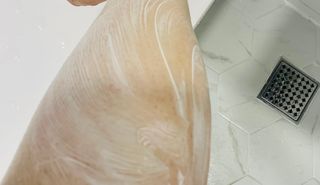 바나다바디케어 때잡이 알프레도 때비누 100g 기획세트 — 3.5점을 준 리뷰어가 2021년 9월 올린 사용 사진