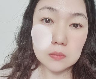 태그스킨 4스텝 주름개선 피부미백 영양 마스크팩 3개 세트(최신버전) — 5점을 준 리뷰어가 2022년 3월 올린 사용 사진