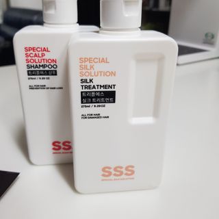 트리플에스 탈모 샴푸 275ml + 실크 트리트먼트 275ml — 5점을 준 리뷰어가 2021년 2월 올린 사용 사진