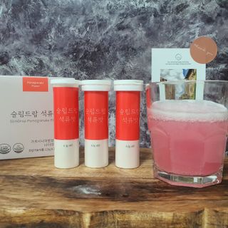 [슬림드랍 석류맛] 건기식 다이어트 보조제 겸 비타민 — 5점을 준 리뷰어가 2022년 1월 올린 사용 사진
