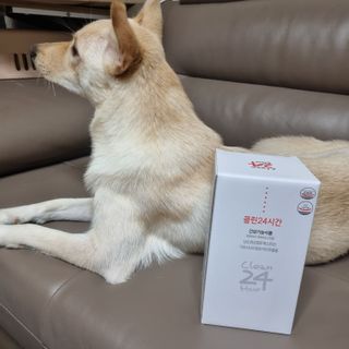 클린24시간 1BOX(5포) + 전용보틀(500ml) — 5점을 준 리뷰어가 2022년 9월 올린 사용 사진