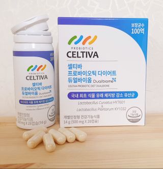 셀티바 프로바이오틱 다이어트 듀얼바이옴 — 5점을 준 리뷰어가 2021년 1월 올린 사용 사진