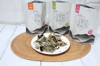 오봉산꽃부각 [만나식품] 오봉산 꽃부각 3가지 맛(오리지널, 새우맛, 매운고추맛) — 5점을 준 리뷰어가 2023년 1월 올린 사용 사진