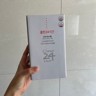 클린24시간 1BOX(5포) + 전용보틀(500ml) — 4점을 준 리뷰어가 2022년 10월 올린 사용 사진