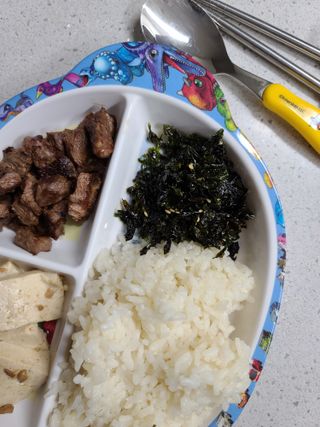 광천우리맛김 우리집밥도둑 맛있는광천김 우리김자반 50g 5봉 — 5점을 준 리뷰어가 2021년 11월 올린 사용 사진
