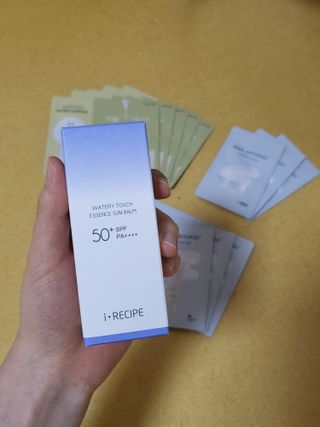 아이레시피 워터리터치 에센스 선 밤 [SPF50+/PA++++] — 5점을 준 리뷰어가 2023년 5월 올린 사용 사진