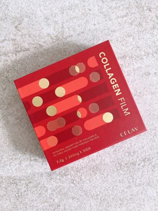 프리마인 귀족의 콜라겐, 92배 흡수율. 럭셔리 프리미엄 셀라브 콜라겐필름 30매 — 5점을 준 리뷰어가 2022년 5월 올린 사용 사진