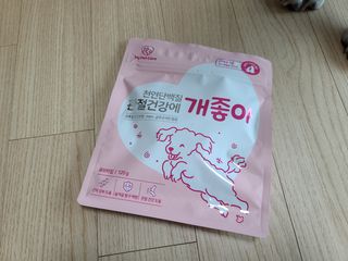 My Pet Care 천연단백질 관절건강에 개좋아 — 5점을 준 리뷰어가 2021년 3월 올린 사용 사진